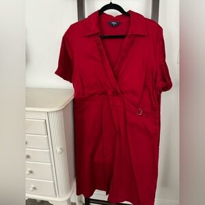 Reitmans Red cotton Dress. Plus size 20. EUC. Fun and approx knee length.